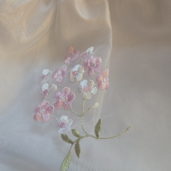 Lu Princess Pink and White Floral Dress-Size 24mos - Picture 2 of 8